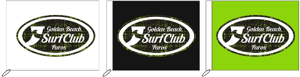advertising flags 100x80cm for GOLDEN BEACH SURF CLUB