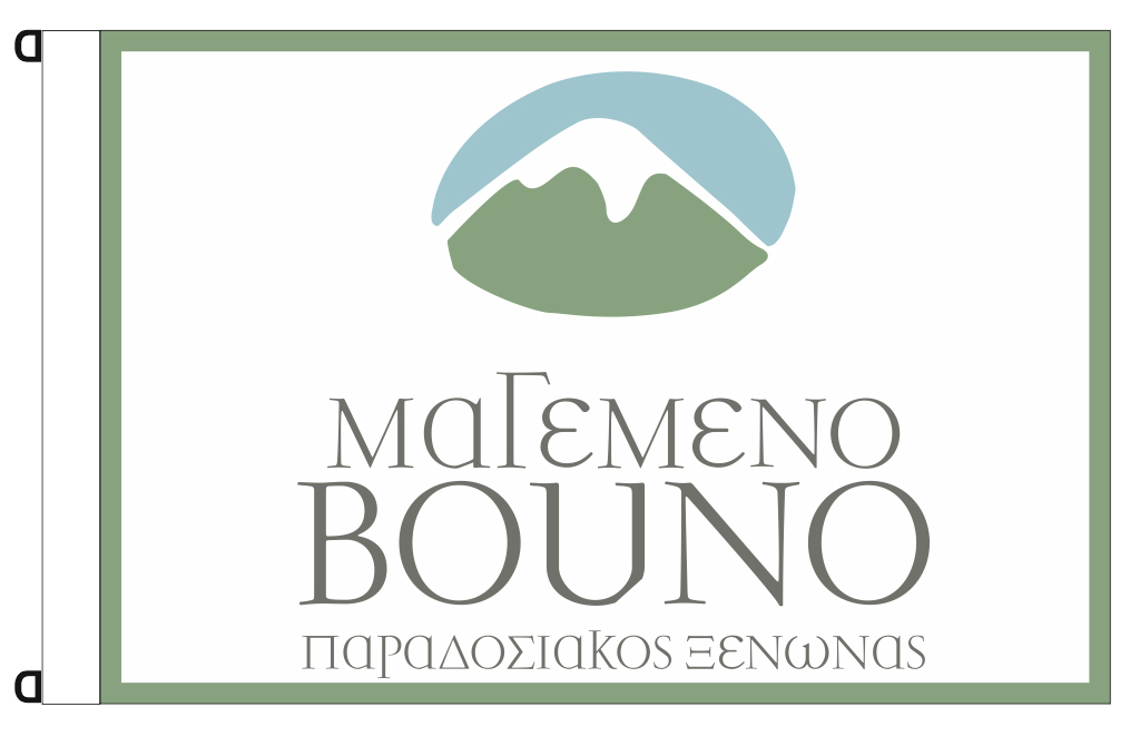 Custom advertising flags 120x80cm for MAGEMENO VOUNO